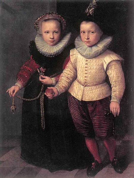 Cornelis Ketel Double Portrait of a Brother and Sister